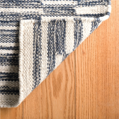 Heights Denim Handwoven Wool Rug