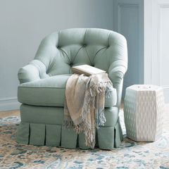 Ines Blue Hand Micro Hooked Wool Rug - Our Boat House