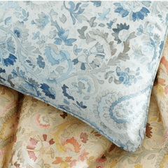 Ines Linen Blue Duvet Cover - Our Boat House