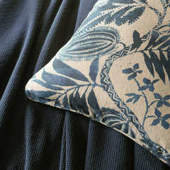 Interlaken Ink Matelasse Coverlet - Our Boat House