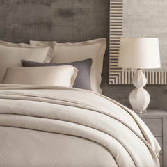 Interlaken Sand Matelasse Coverlet - Our Boat House