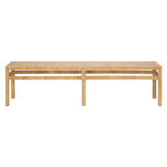 Islamorada Rattan Bench - Three Sizes - Our Boat House