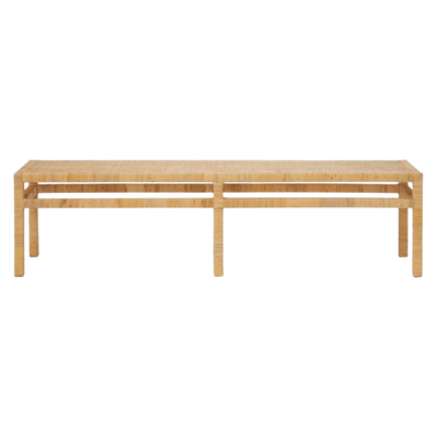 Islamorada Rattan Bench - Three Sizes - Our Boat House