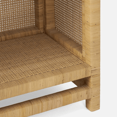 Islamorada Rattan Bookcase - Our Boat House