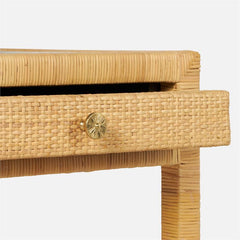 Islamorada Rattan Desk - Two Sizes - Our Boat House