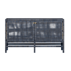 Islamorada Rattan Navy Sideboard - Our Boat House