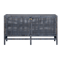 Islamorada Rattan Navy Sideboard - Our Boat House