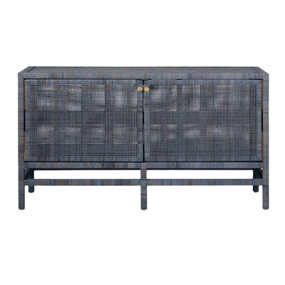 Islamorada Rattan Navy Sideboard - Our Boat House