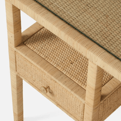 Islamorada Rattan Open Desk - Our Boat House