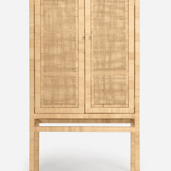 Islamorada Rattan Tall Cabinet - Our Boat House
