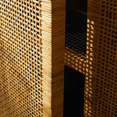 Islamorada Rattan Tall Narrow Cabinet - Our Boat House