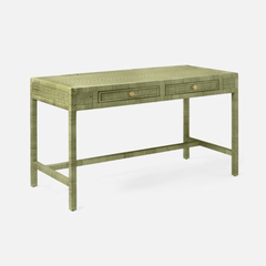 Islamorada Sage Rattan Desk - Two Sizes - Our Boat House