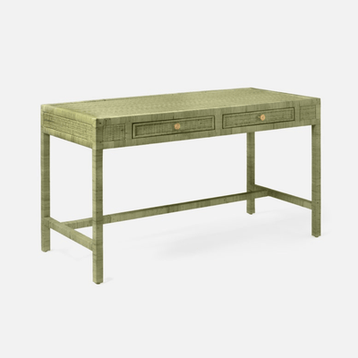 Islamorada Sage Rattan Desk - Two Sizes - Our Boat House