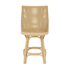 Islamorada Stool w/ White Performance Fabric Counter Height - Our Boat House