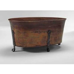 Jackson Hole Copper Oval Cauldron Coffee Table - Two Sizes - Our Boat House