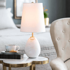 Jared Alabaster Mini Lamp - Our Boat House