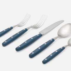 Jones Flatware Set - Navy Blue - Our Boat House