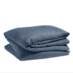 Jovi Linen Ink Duvet Cover - Our Boat House