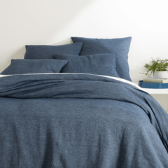 Jovi Linen Ink Duvet Cover - Our Boat House
