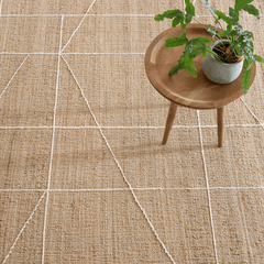 Judson Natural/Ivory Woven Jute Rug - Our Boat House