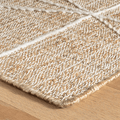 Judson Natural/Ivory Woven Jute Rug - Our Boat House