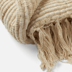 Juno Woven Throw - Natural - Our Boat House