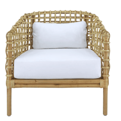 Jupiter Inlet Rattan Occasional Chairs - Our Boat House