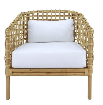 Jupiter Inlet Rattan Occasional Chairs - Our Boat House