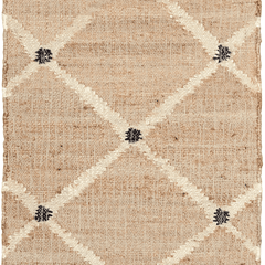 Kali Woven Jute Rug - Natural - Our Boat House