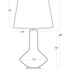 Kayla Ceramic Table Lamp - Our Boat House