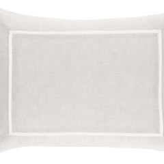 Keaton Linen Sham - Natural - Our Boat House