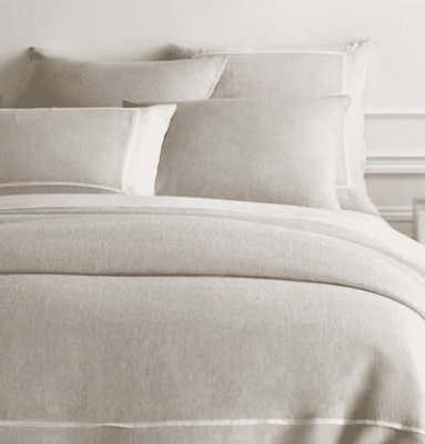 Keaton Linen Sham - Natural - Our Boat House
