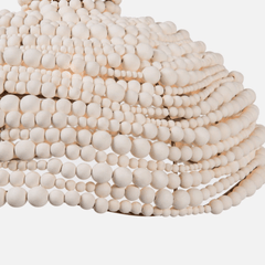 Kendall Wood Bead Pendant - Our Boat House