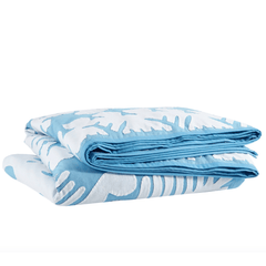 Knight Wood Cutwork Lapis Coverlet - Our Boat House