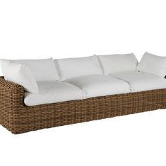 Kona Outdoor Wicker Sofa - Raffia - Our Boat House