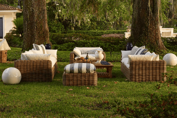 Kona Outdoor Wicker Sofa - Slate Gray - Our Boat House