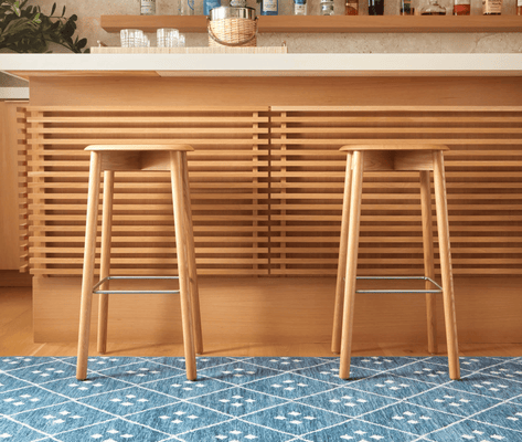 Kota Indigo - Machine Washable Rug - Our Boat House