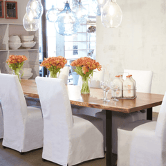 Laguna Beach Slipcovered Dining Chair - Our Boat House