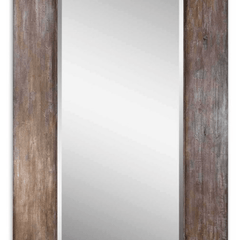 Large Galway Recycled Wood Mirror - Our Boat House