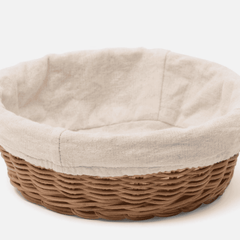 Lasata Woven Round Tray with Liner - Our Boat House