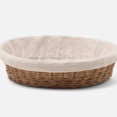 Lasata Woven Round Tray with Liner - Our Boat House