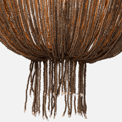 Le Carmen Coco Bead Chandelier - Dark Bronze - Our Boat House