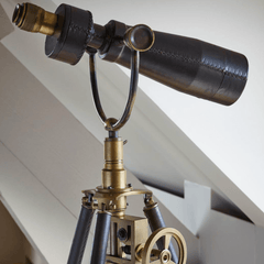 Leather Monocular on Tripod - Our Boat House