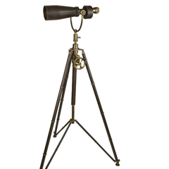 Leather Monocular on Tripod - Our Boat House