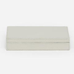Lecco Light Gray Card Box - Our Boat House