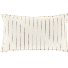 Leigh Linen Sham - Iron - Our Boat House