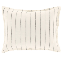 Leigh Linen Sham - Iron - Our Boat House