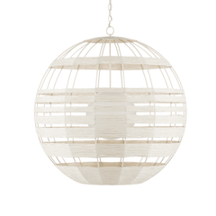 Lido White Orb Chandelier - Our Boat House