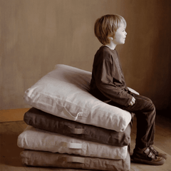 Linen Floor Pillow - set of 2 (Libeco) - Our Boat House