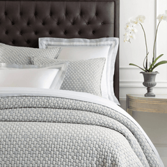 Lodi Blue Matelasse Coverlet - Our Boat House
